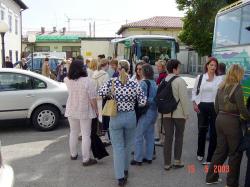 Postanek pred muzejem zgodovine Goriške krajine