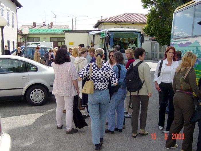 Postanek pred muzejem zgodovine Goriške krajine
