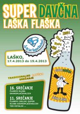 Tradicionalno davčno druženje – v letu 2013 že v 16. izvedbi in pod naslovom – »Super Davčna Laška Flaška« - Laško – Hotel Wellness Park Laško