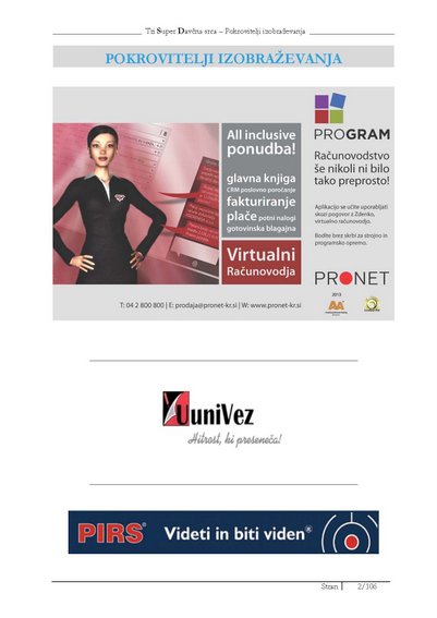 Ob 17. izvedbi podprti tudi z novim glavnim sponzorjem – Pronet, Kranj, d.o.o. …