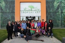 Tropski vrt v središču Prekmurja (Slovenija - Evropa) …