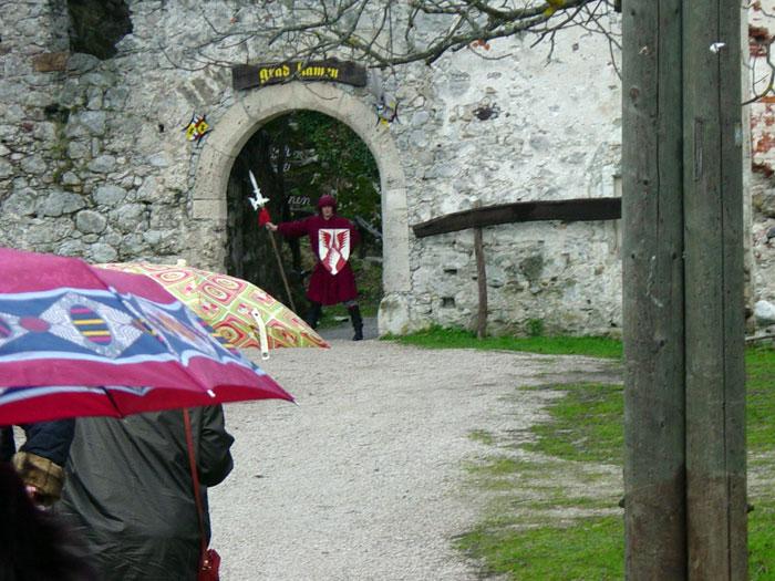Najprej na grad Kamen - pogledat nekdanje 
