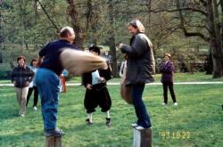 Oprostite, grajska gospa. Sem mislil, da je moja žena.